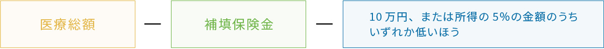 医療費控除金額の出し方